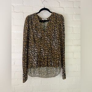 Isabel Etoile Marant Amirya Top Blouse Bronze 38 Medium NWT Great Condition